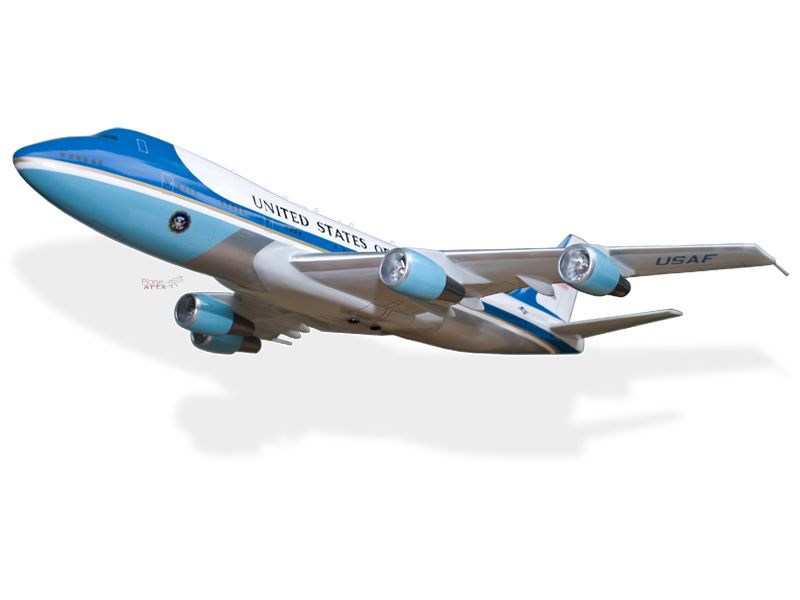 Boeing 747   200 Air Force One Desktop Airplane Model  