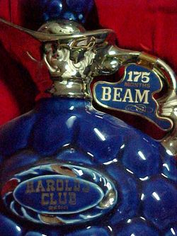 of 4 Jim Beam Harolds Club Prestige,Pres,Charisma,Fan  