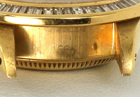 VINTAGE ROLEX 18K & DIAMONDS DATEJUST PRESIDENT WATCH  