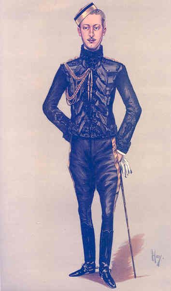 ROYALTY PRINCE. Military Uniform.Victorian Lithos.1888  