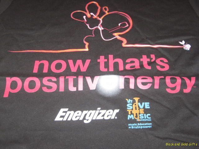 Small Graphic Tee Tshirt Black Energizer Bunny VH1 2011 Tour Shirt NEW