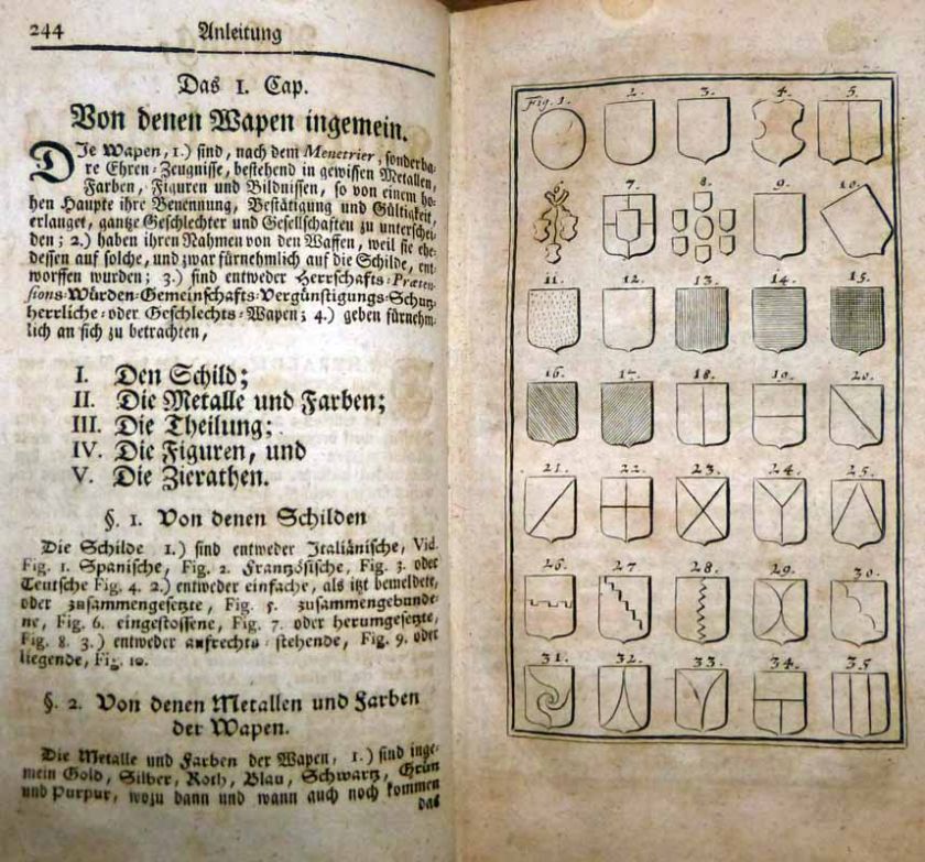 1733 Hederich Geography 6 HOMANN MAPS (Reduced) Eclectic Reference 