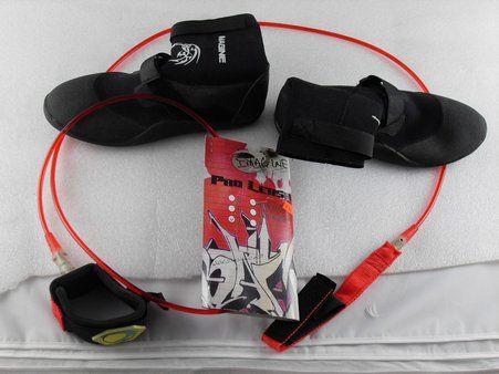 IMAGINE Pro Leash Lanyard 7 & IMAGINE Surf Boots SZ 8  