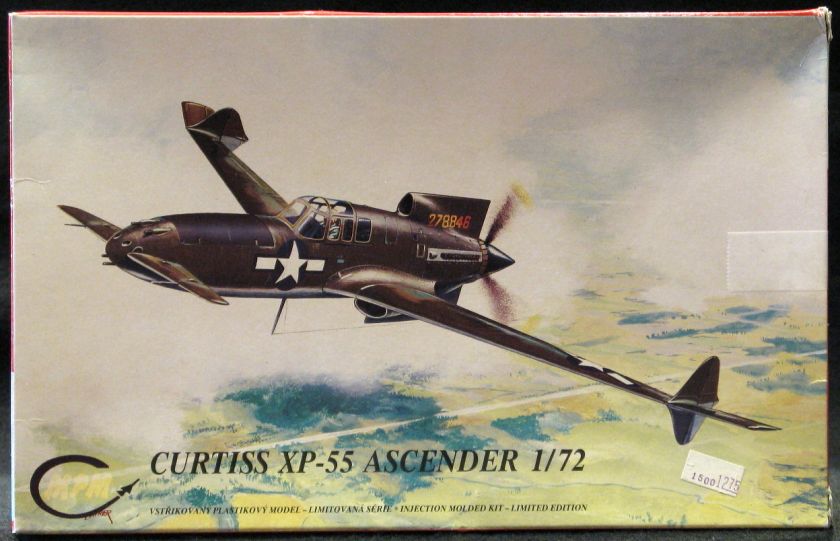 72 MPM CURTISS XP 55 ASCENDER Prototype Fighter *MINT*  