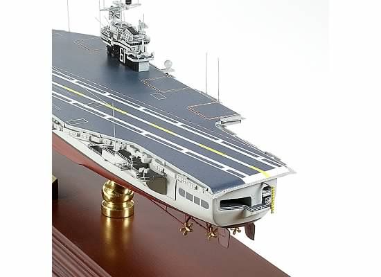 USS RANGER CV 61 NAVY AIRCRAFT CARRIER WOOD MODEL SHIP  