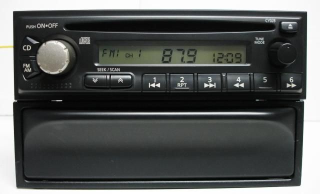 Nissan Altima 2000 2001 single CD player radio CY028 w/Tray door 