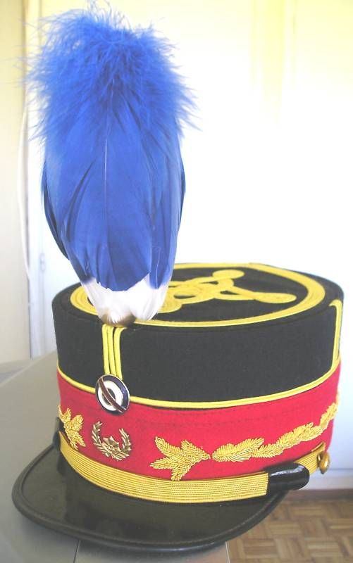 URUGUAYAN ARMY GENERAL FULL DRESS EMBROIDERED KEPI HAT  