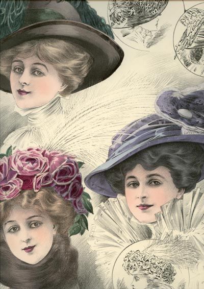 MODISTE UNIVERSELLE Oct,1908   Babies HATS  