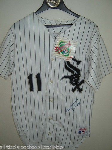 Luis Aparicio Autographed 60s Authentic Chicago White Sox Home Jersey 