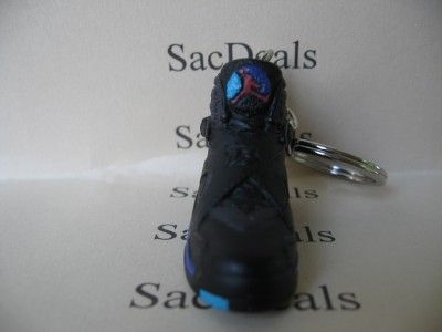 AIR JORDAN RETRO 8 VIII AQUA BUGS KEYCHAIN 5 9 10 11 12  