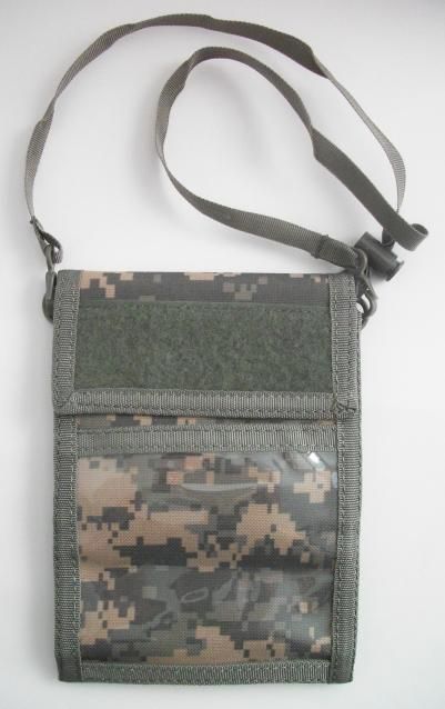 PASSPORT/ID HOLDER with Neck Strap OLIVE DRAB OD Green  