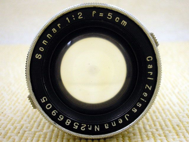 CARL ZEISS JENA SONNAR f2/5cm VINTAGE GERMANY LENS for 35MM CAMERAS 