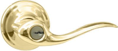 Kwikset Signature Brass Tustin Universal Entry Lever  