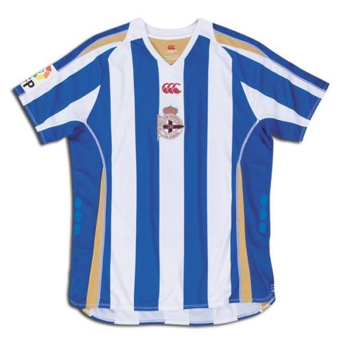 Canterbury of New Zealand Deportivo La Coruna Spain Home Soccer Jersey 