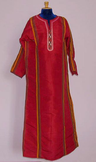 National Turkmen Women Hand made Silk Clothes # 6237  