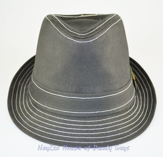 Piter Grimm Fedora SIMON Cotton Trandy Short Brim Hat  