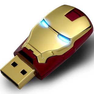 AVENGERS USB Flash Drive Ironman Mask 8GB NEW  