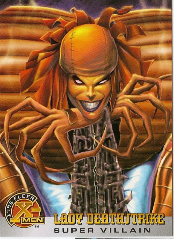 1996 X MEN Fleer Trading Card #67 Lady Deathstrike  