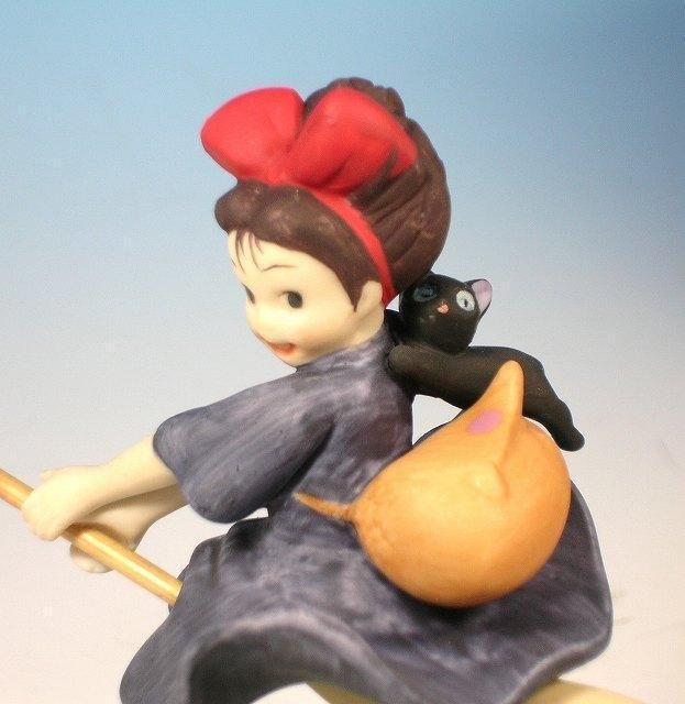 Ghibli Kikis Delivery Service It flies away Music Box Figure  