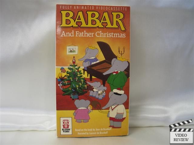 Babar And Father Christmas * VHS * Hi Tops Video 012901000133  