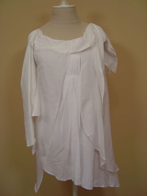 love Tony Cohen White Asymetrical Blouse XS NWT $282  