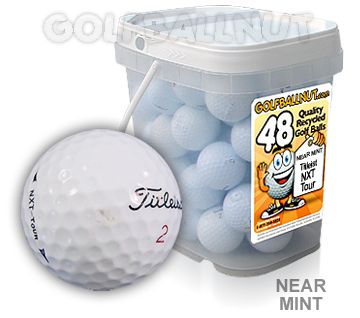 Titleist NXT Tour (50) Near Mint Used Golf Balls  