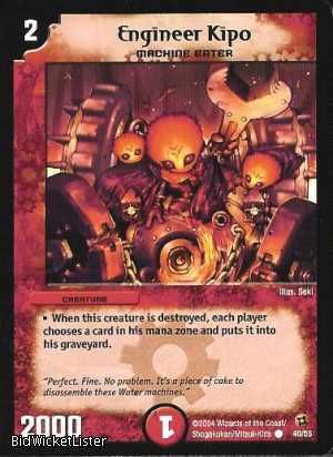 EVO # 40 Engineer Kipo (C) DuelMasters Card ENGLISH  