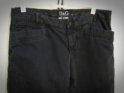 DOLCE & GABBANA DESIGNER ITTIERRA SPA PANTS SIZE 34  