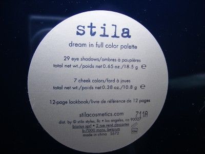 STILA NEW DREAM IN FULL COLOR 29 EYESHADOWS & 7 CHEEK COLORS PALETTE 