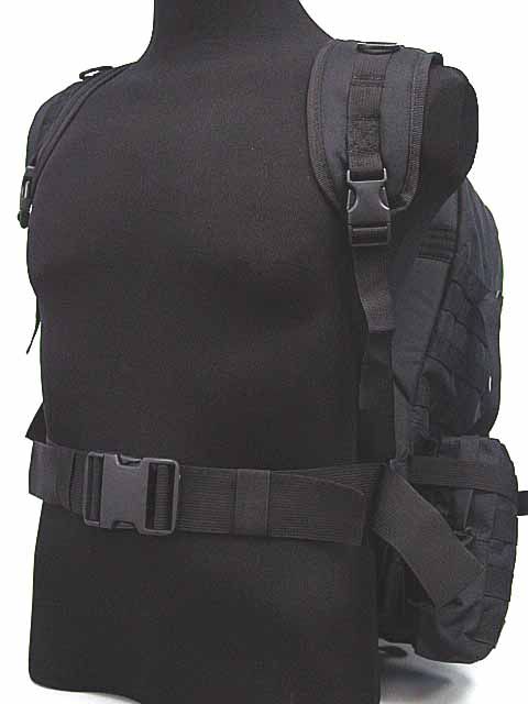 SWAT US Airsoft Tactical Molle Assault Backpack Bag BK  