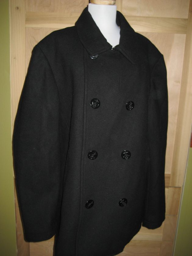 255 J Crew Authentic Bayswater Peacoat NEW Black S NWOT Jacket  