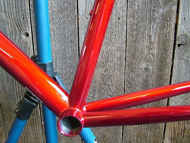 NOS Bertin Road Frame and Fork (58 cm)Red Finish  