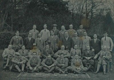 Rare 1924 Group Photo Oxford Soame Moles vs Dinobs ?  