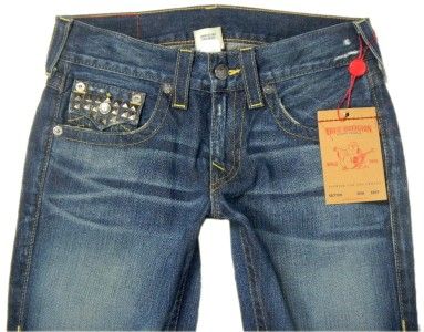   RELIGION MENS PREMIUM DENIM JEANS BILLY WITH STUDS 24858BQF F9 LASSO