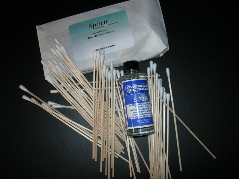 Tape Head cleaning kit (cleaner and swabs)  