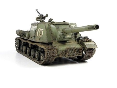 Built Tamiya 135 Russian JSU 152 Superb Painted Magazine Published 