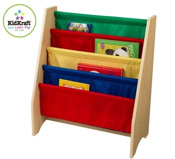 KidKraft Primary Sling Bookshelf  