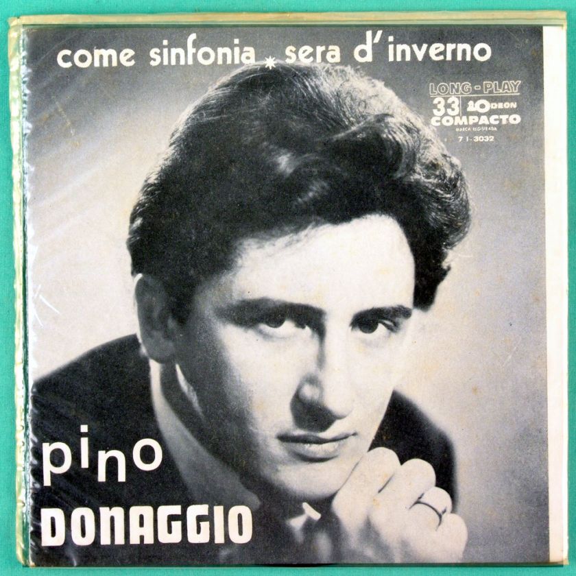 PINO DONAGGIO COME SINGONIA   SERA DINVERNO BRAZIL  