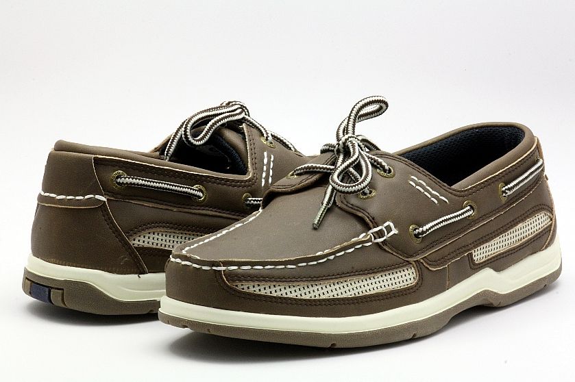 Island Surf Mens Cod Boat Shoes Dark Brown DBN Loafer ST#11011DBN 