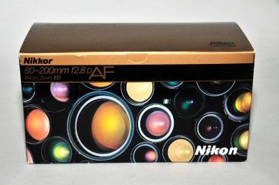 Nikon ED AF Nikkor 80 200mm F2.8 D Auto Focus Zoom Lens for Digital 