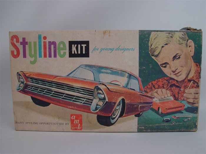 Vintage AMT Styline Ford Galaxie Hardtop Model Kit S121  