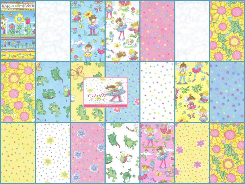 Girlie Girl By Cheri Strole   Moda Scrap Bag Quilt Fabric Strips Girl 