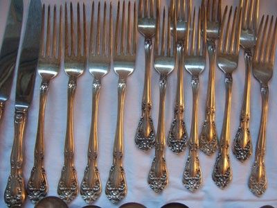 Sterling Silver Alvin Chateau Rose Silverware Not Scrap Dinnerware 