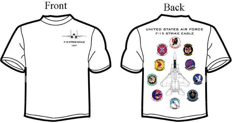 15 Strike Eagle Squadron T Shirts, Customize  