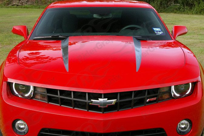 2010 & Up Camaro LS/LT/SS Hood Side Spear Stripes  