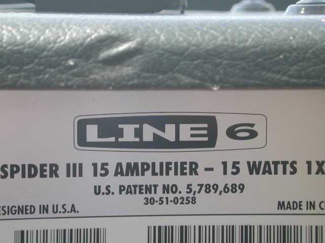 Line 6 Spider 3 III 15 Watt Combo Amp  