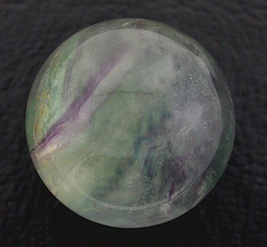 Teal Green Purple Fluorite Sphere Crystal Ball  
