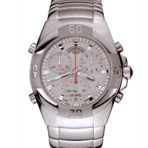 Certina DS Spel Mens Watch Sapphire Crystal Sport Chronograph, Alarm 