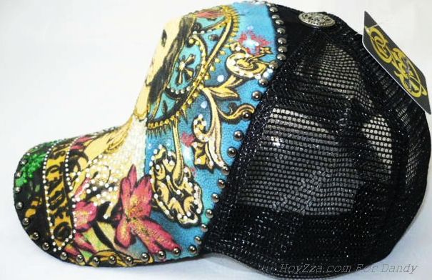 San Judas Tadeo Trucker Cap W/ Rhinestones Hat ADJ New  