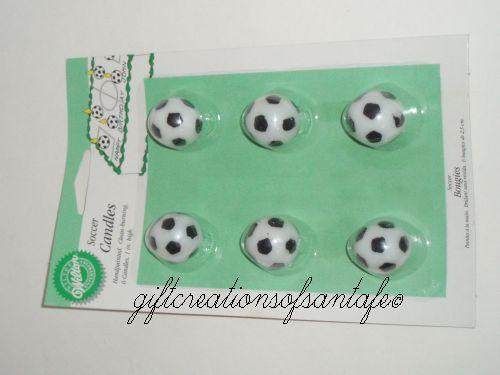 Wilton Soccer Ball Cake Candles Sports Birthday Party  